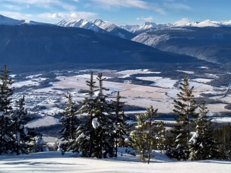view from McBride Peak winter