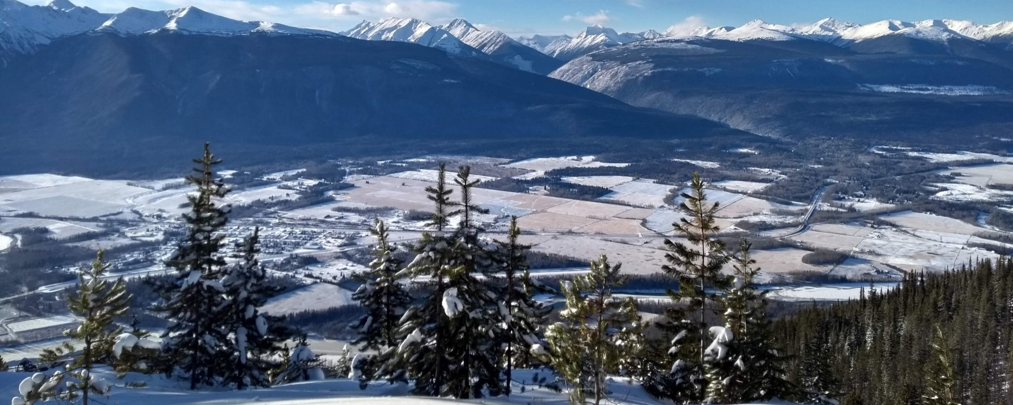 view from McBride Peak winter